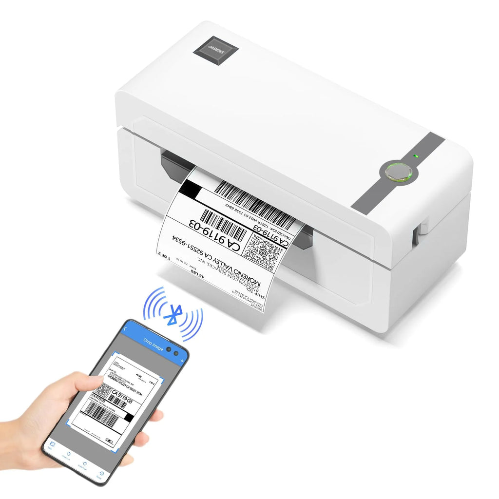 JADENS Bluetooth Thermal Shipping Label Printer