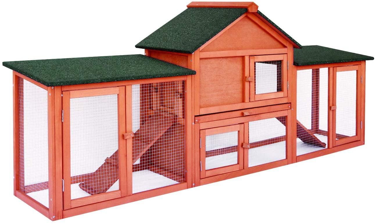 Streakboard 83-inch Large Rabbit Hutch