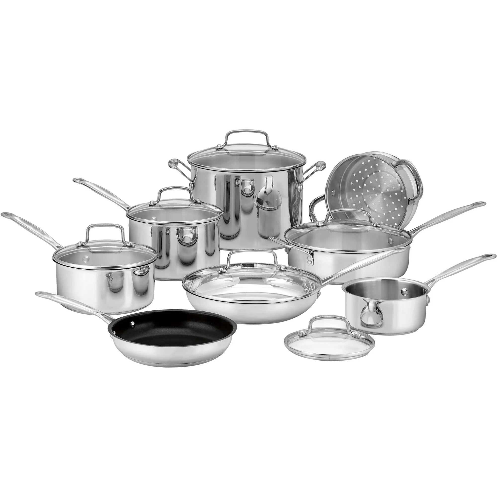 Cuisinart Chef's Classic Stainless Steel 14-Piece Cookware Set