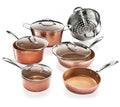 Gotham Steel Hammered 10-Piece Cookware Set