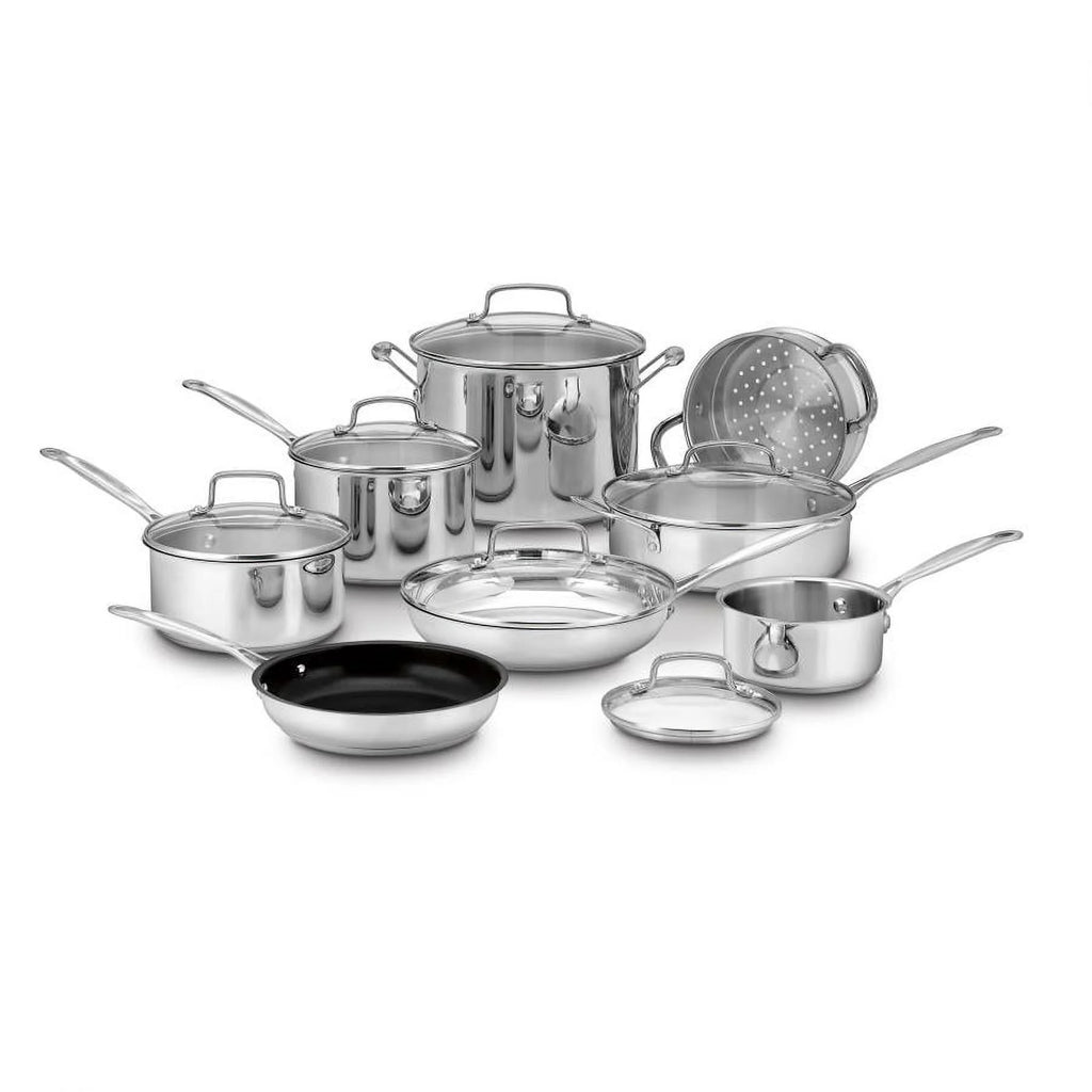 Cuisinart Chef's Classic Stainless Steel 14-Piece Cookware Set
