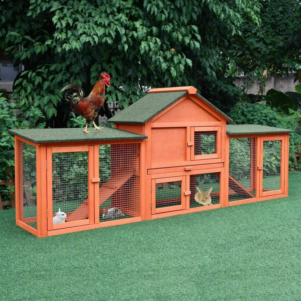 Streakboard 83-inch Large Rabbit Hutch