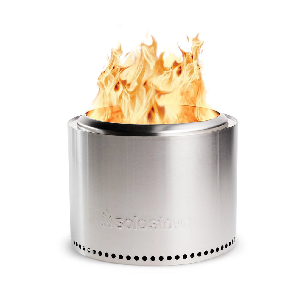 Solo Stove Bonfire 2.0 Smokeless Fire Pit - Portable Wood Burning Stainless Steel Firepit with Removable Ash Pan
