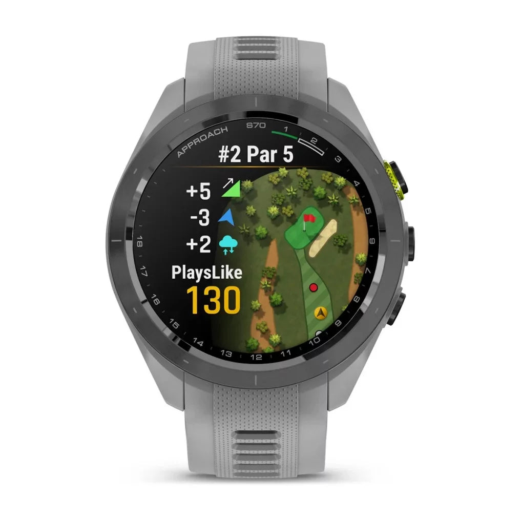 Garmin Approach S70, 42mm Premium GPS Golf Smartwatch with AMOLED Display - Black