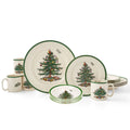 Spode Christmas Tree 16-Piece Dinnerware Set