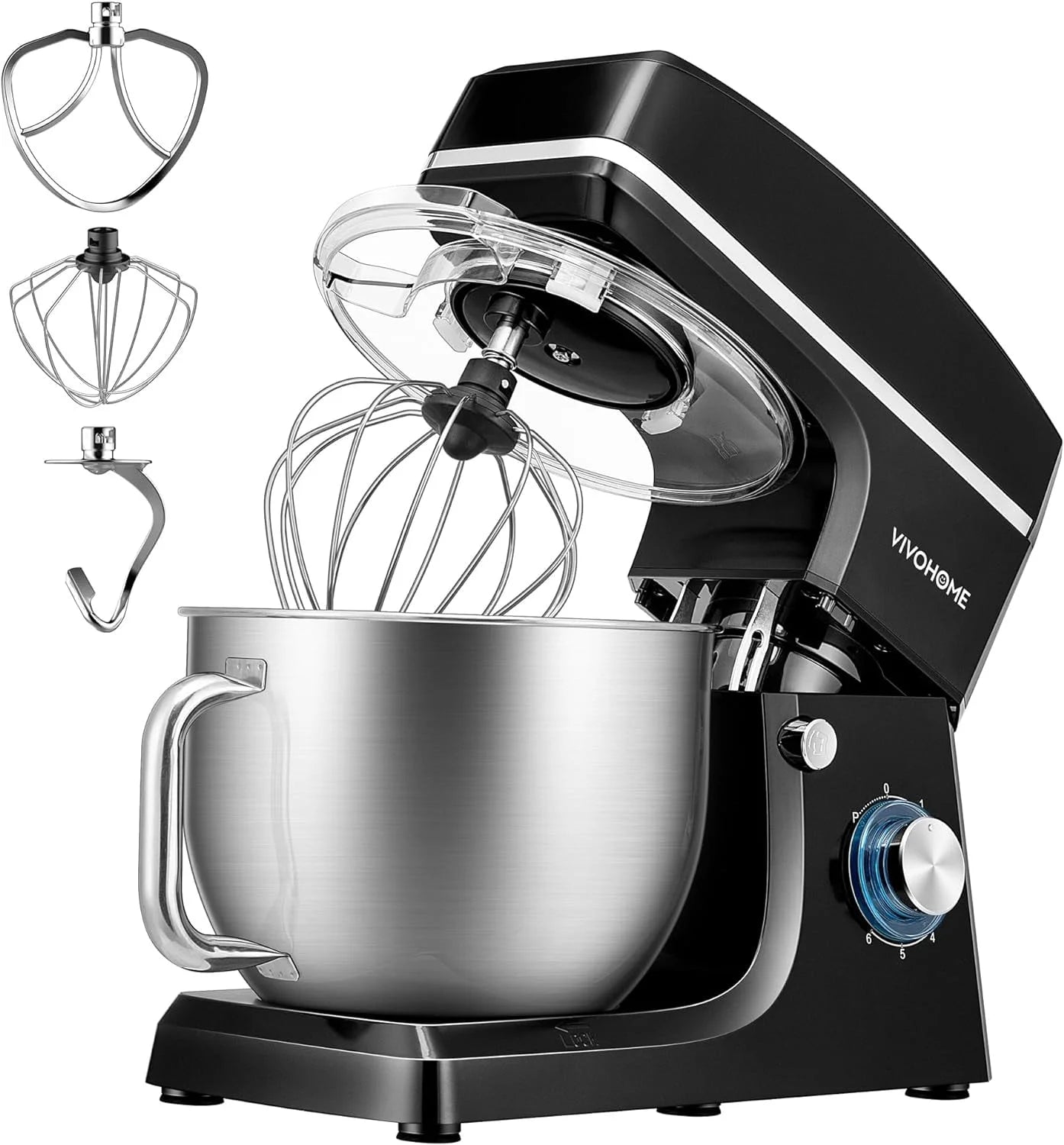SPECSTAR 7.5 Quart Stand Mixer, Black