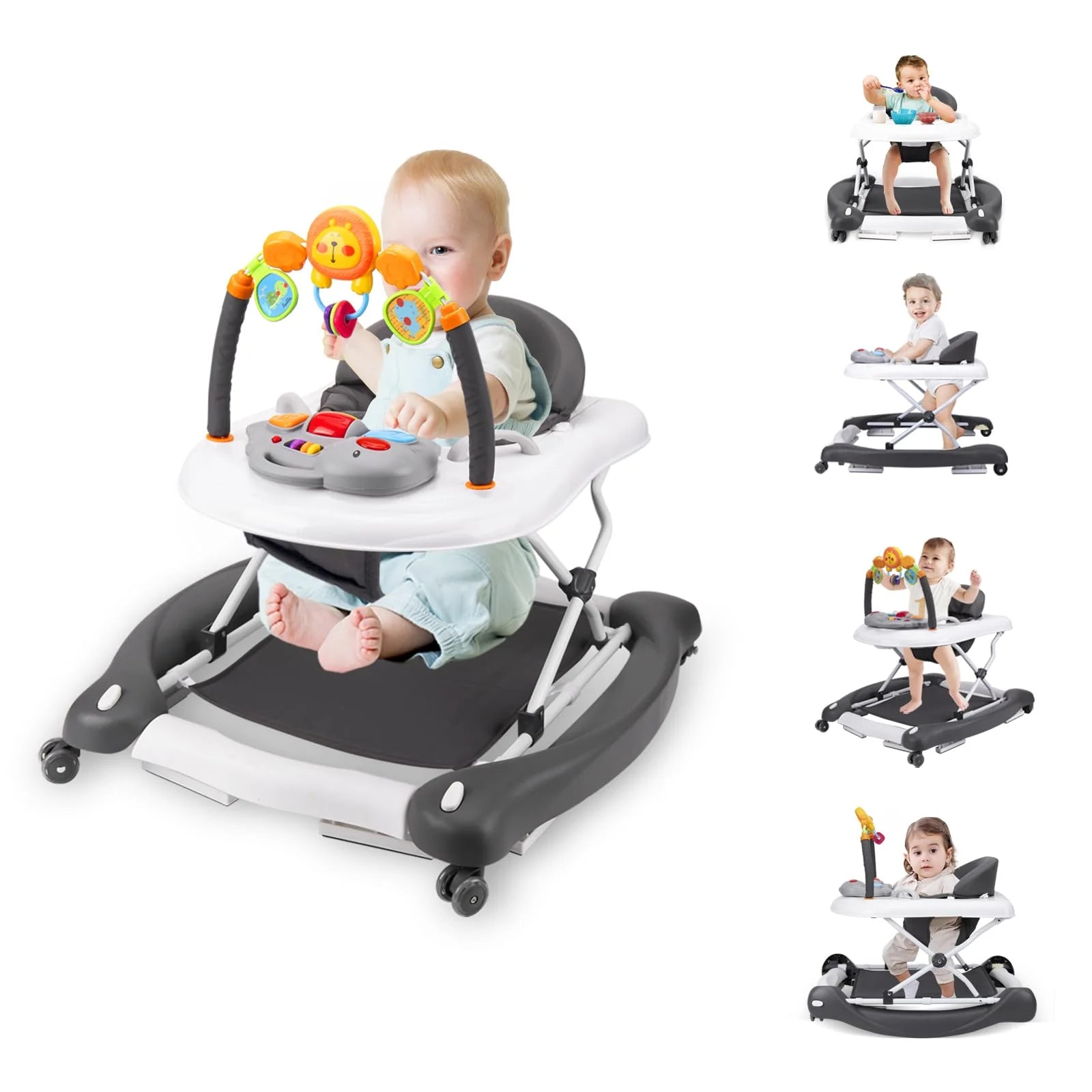 Boyro 5-in-1 Baby Walker for Infants