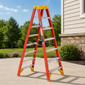 8-foot Type IA Fiberglass Twin Ladder