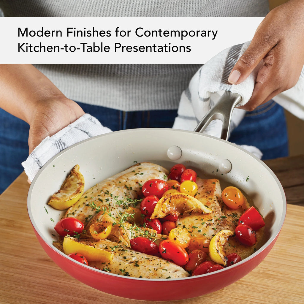 KitchenAid 10-Piece Hard Anodized Ceramic Nonstick Cookware Set