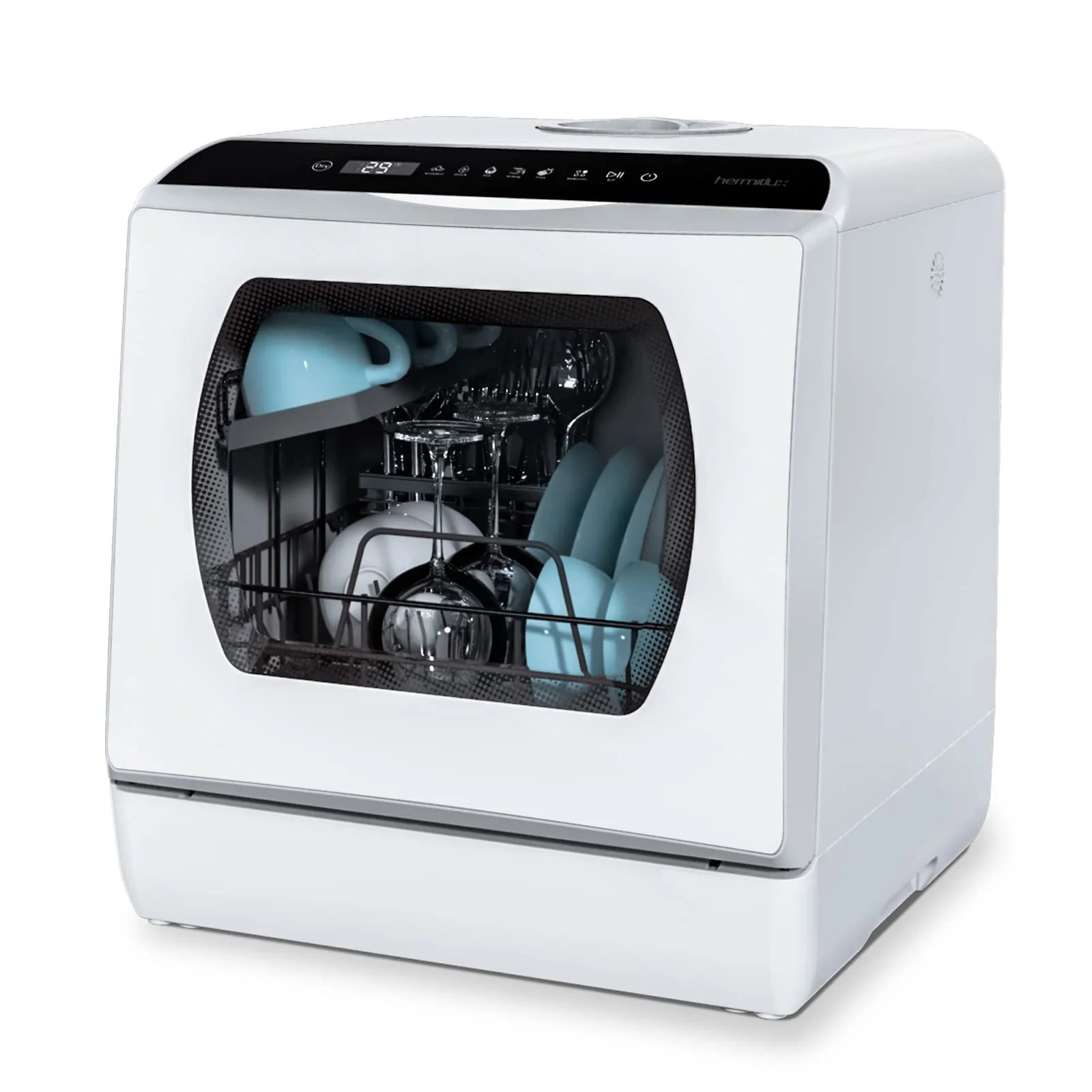 Hermitlux Countertop Dishwasher, 5L Tank