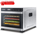 Food Dehydrator with 6 Stainless Steel Trays, 600W, Extra Bonus, Silver, CP267-FD-RXS (COSORI)