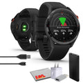 Garmin Approach S62 Premium GPS Golf Watch with 1.3" Touchscreen & Virtual Caddie - Black