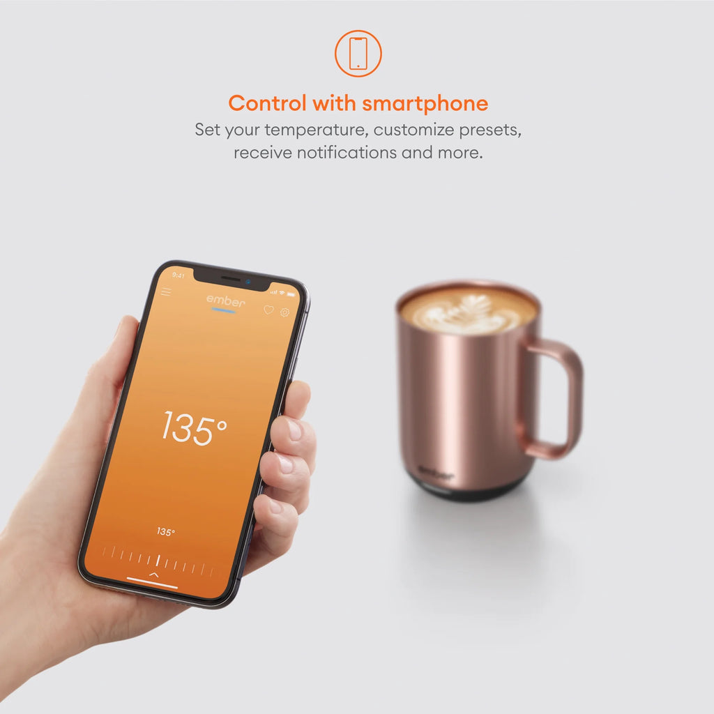 Ember Smart Mug 2, 10 oz., Rose Gold