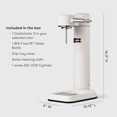 Aarke Carbonator 3 Water Carbonator, White