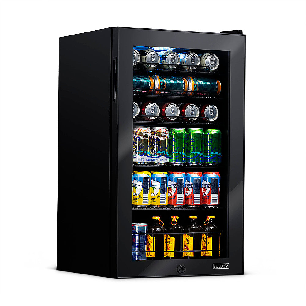 NewAir 126-Can Beverage Cooler, Black