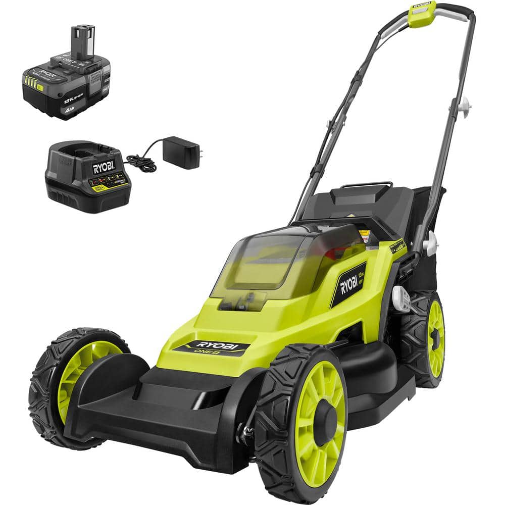 Ryobi 18V 13-inch Cordless Push Lawn Mower