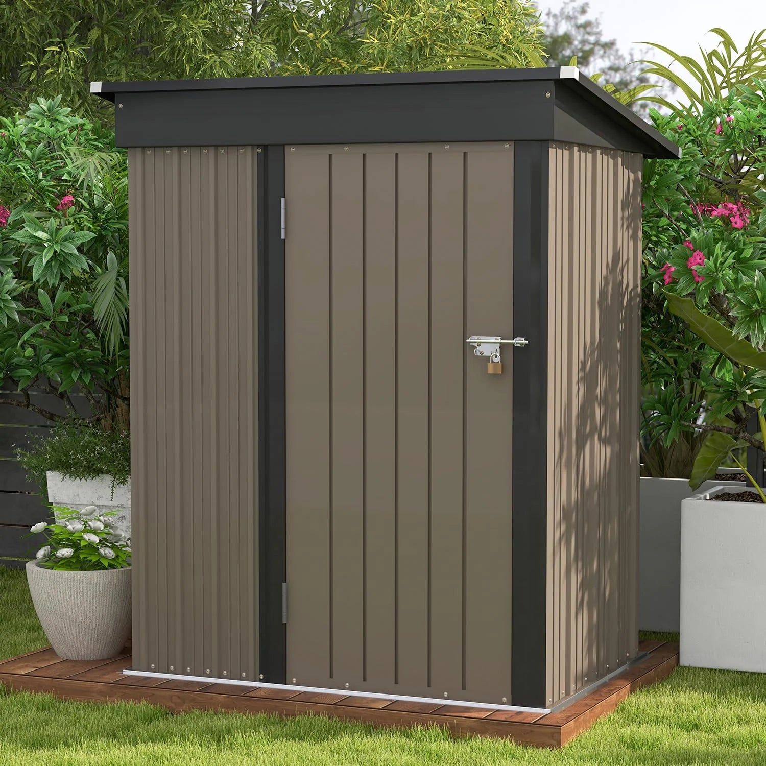 Patiowell 5x3 ft Outdoor Storage Shed