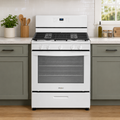 Brand New Whirlpool WFG505M0MW 5.1 Cu. ft. Freestanding Gas Range with Edge-to-Edge Cooktop and Frozen Bake™ Technology. Dimensions: 46" H x 30" W x 27" D