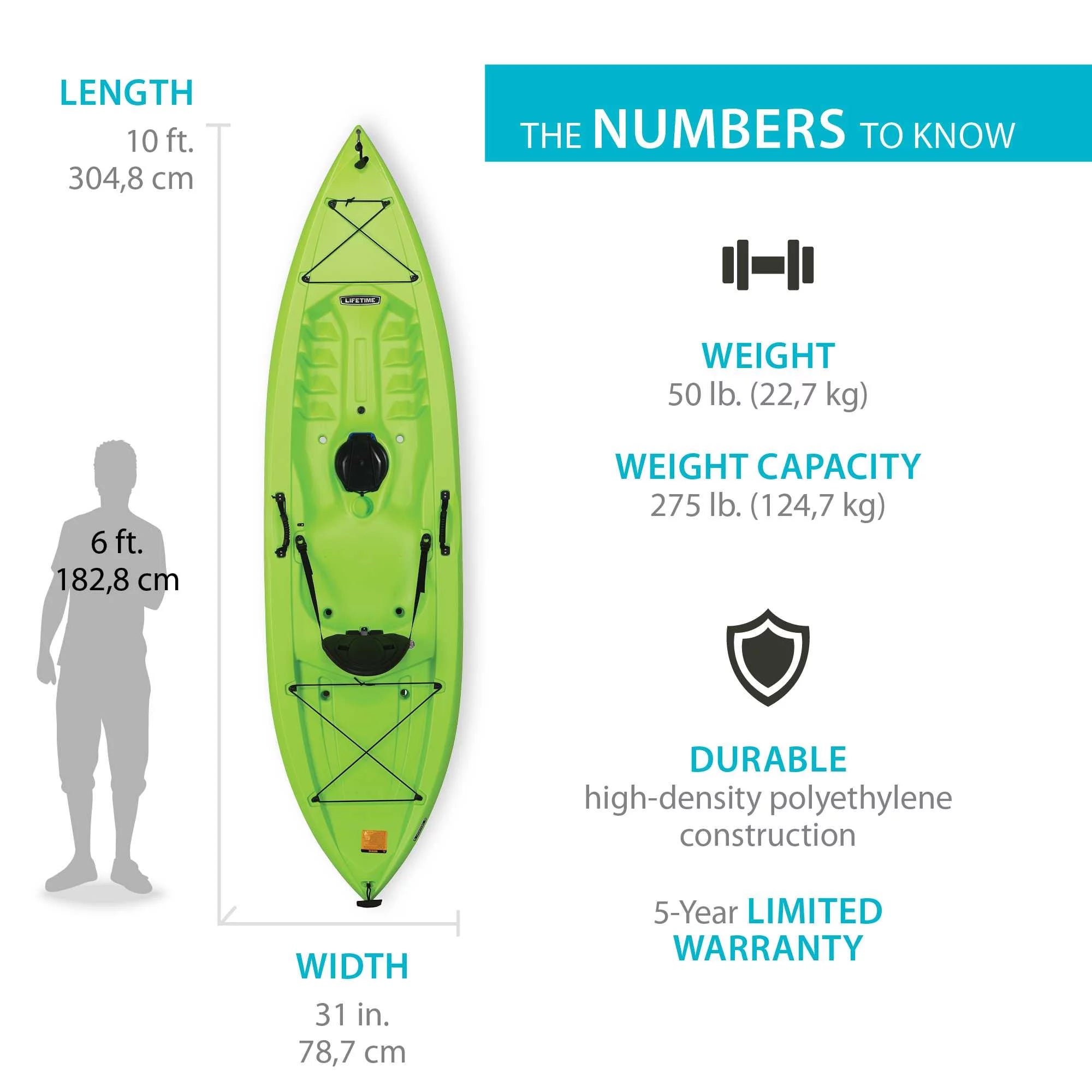 Lifetime Tahoma 10-ft Sit-on-Top Kayak